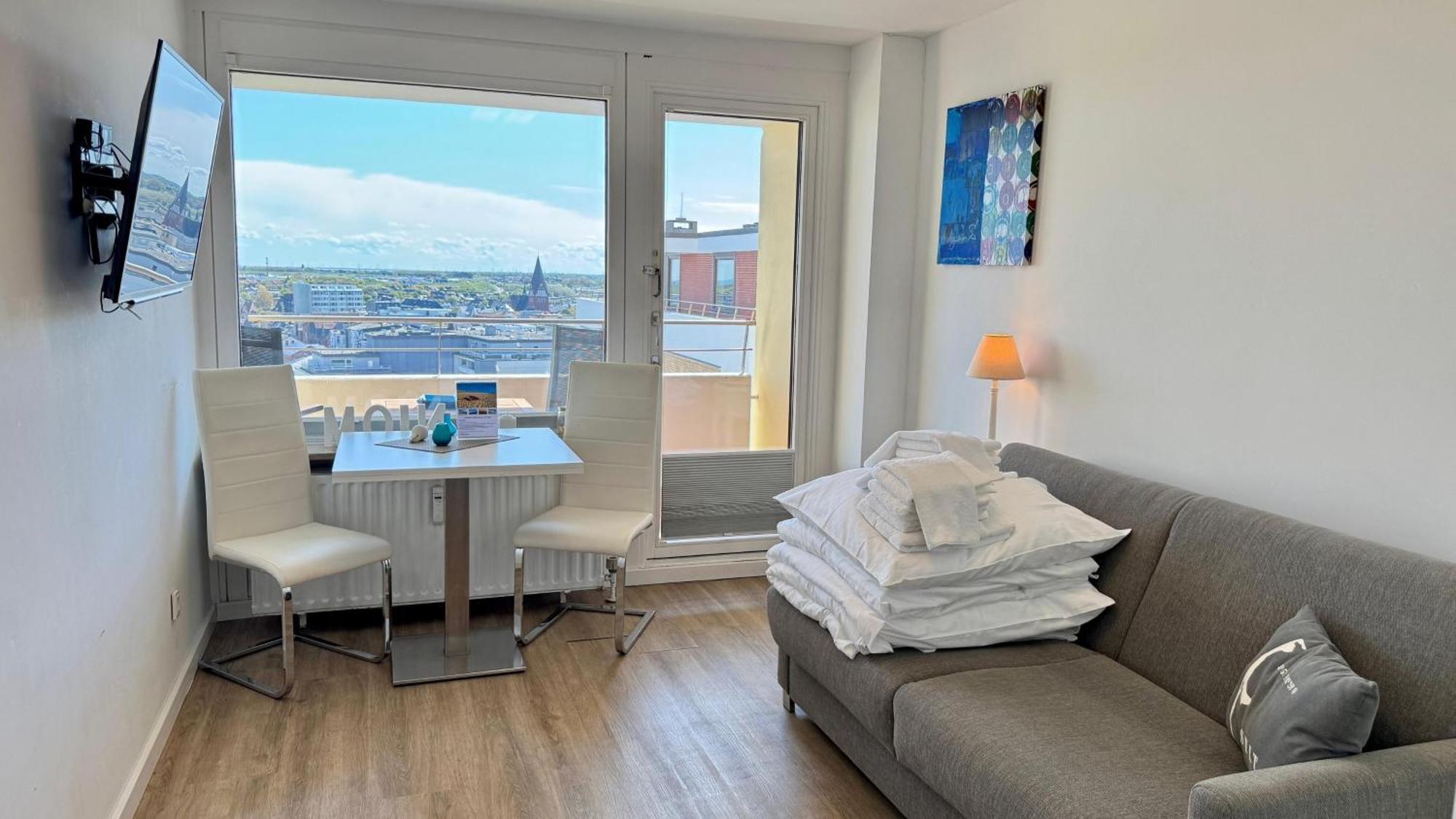 1-194, Traumhafter Blick Ueber Westerland Im Haus Metropol, 8 Etage Luaran gambar